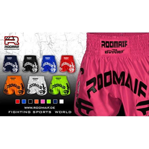 MUAY THAI SHORTS PINK/BLACK