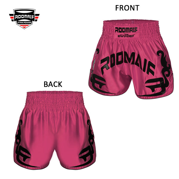 MUAY THAI SHORTS PINK/BLACK
