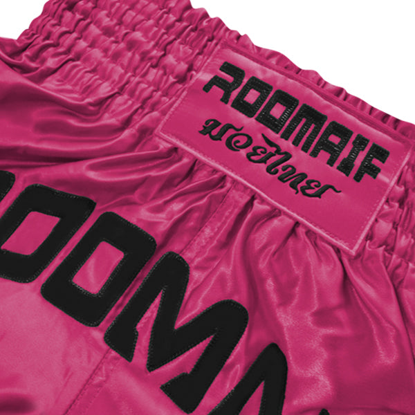 MUAY THAI SHORTS PINK/BLACK